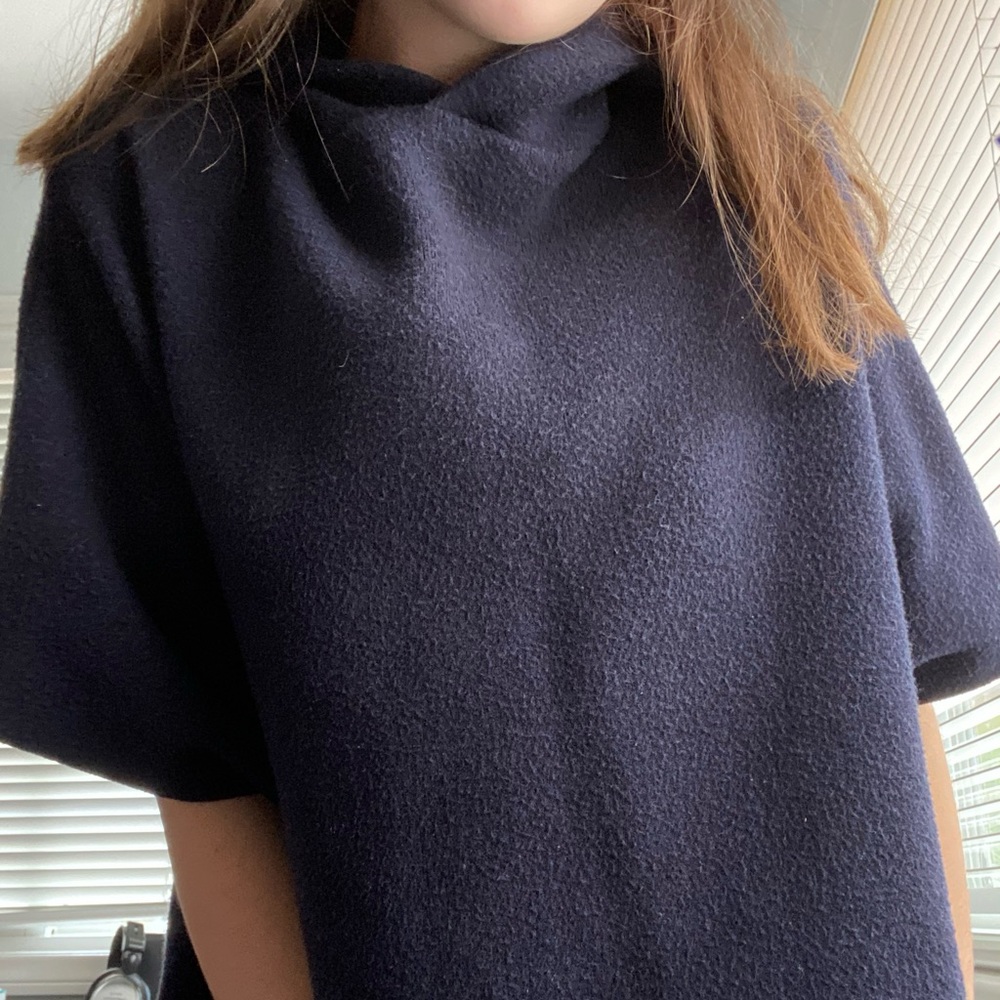 Zara Knitwear Hooded Blanket Pullover